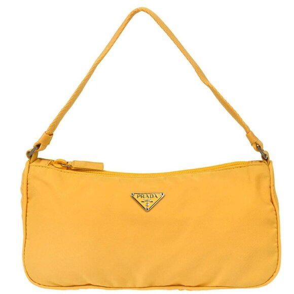 Prada Yellow Nylon Handbag 46/MV633 194048 - Picture 1 of 14